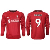 Liverpool Roberto Firmino #9 Fotballklær Hjemmedrakt 2022-23 Langermet